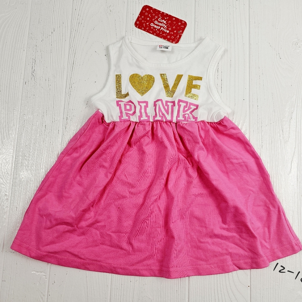 VS PINK Love Pink Dress 12-18 Month